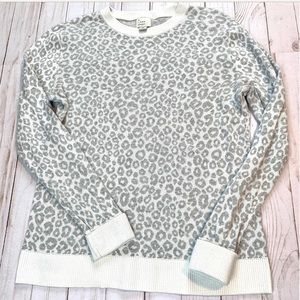 A New Day Animal Print Leopard Sweater